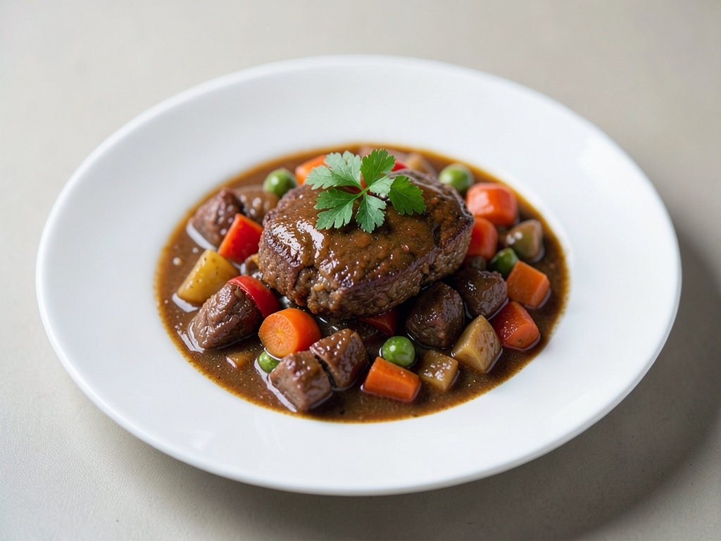 Saporito Stufato di Manzo e Verdure
