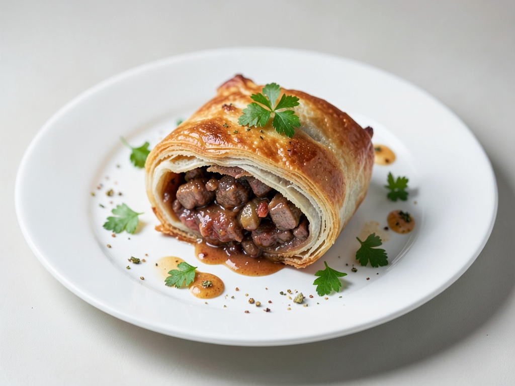 Soffice involtini di manzo in pasta sfoglia