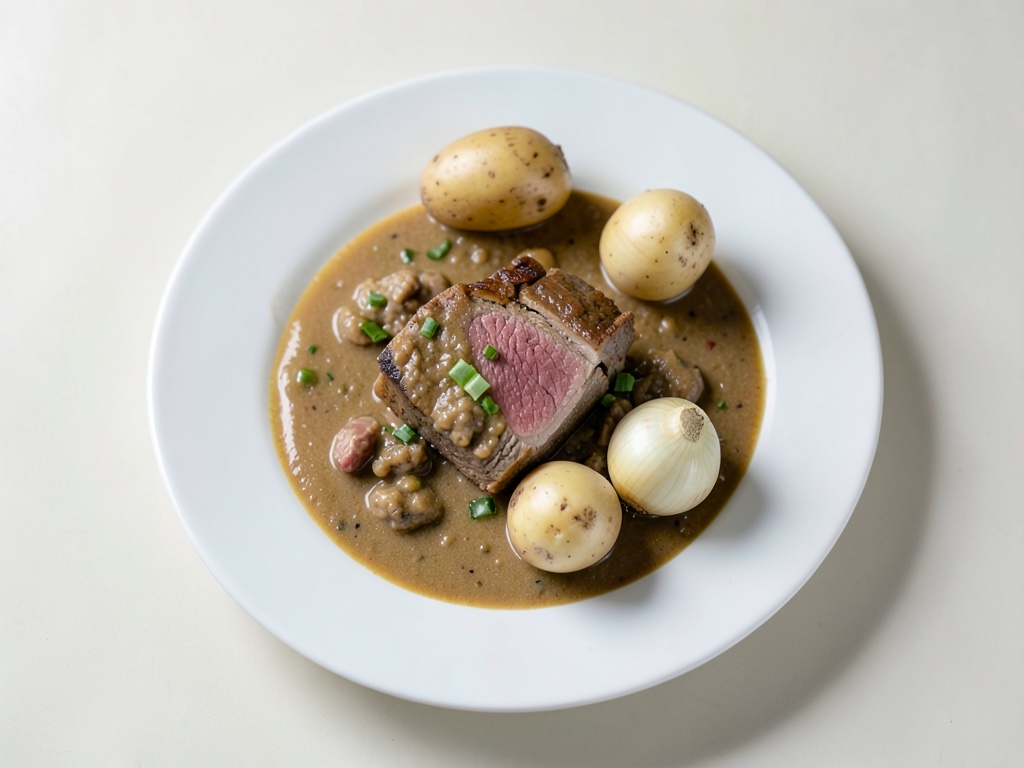 Curry cremoso di manzo e patate
