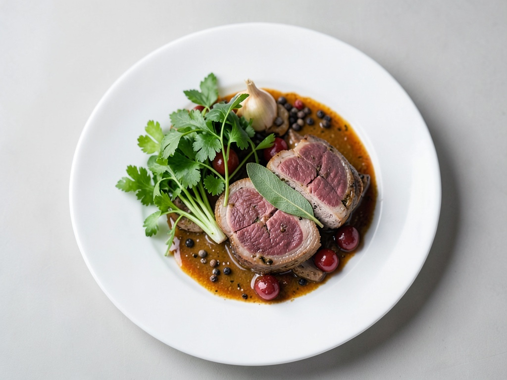 Carne di manzo tenera con verdure colorate
