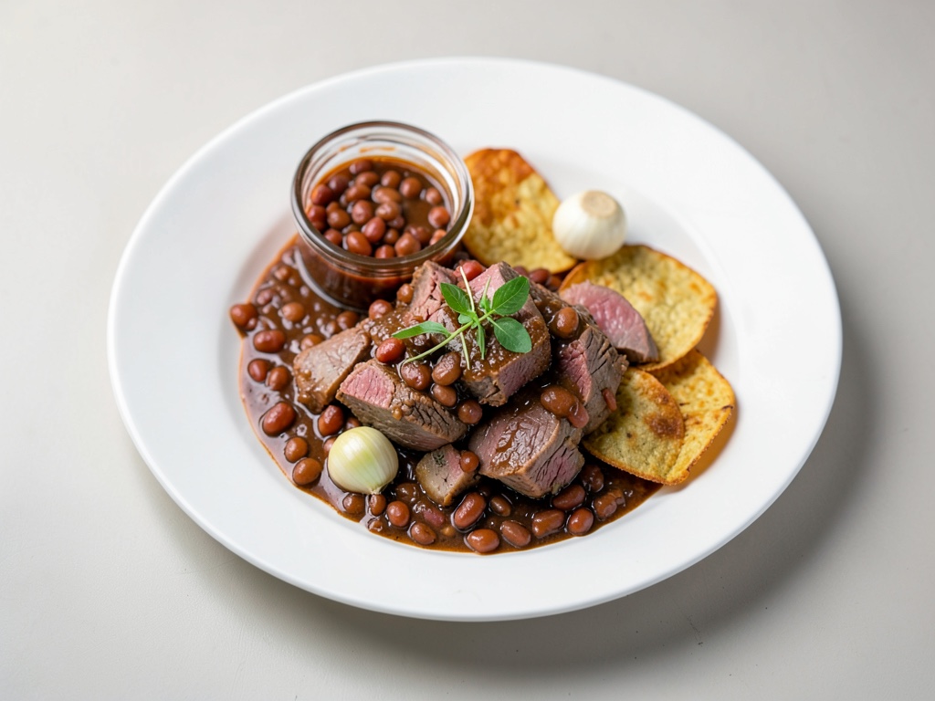 Beef Salad with Crispy Corn Chips