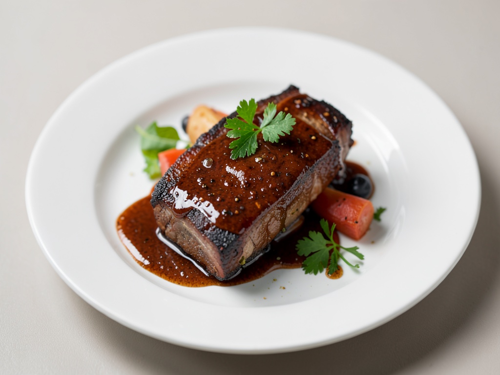 Costine speziate con glassa alla marmellata