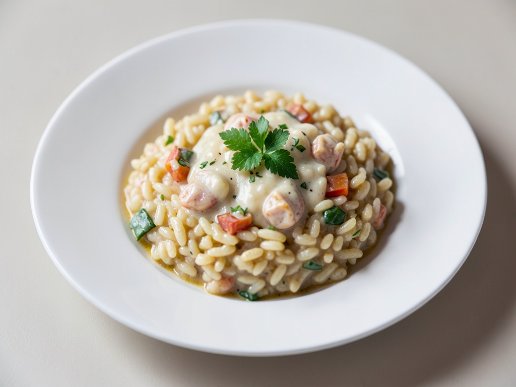 Cremiges Risotto mit Meeresfrüchten