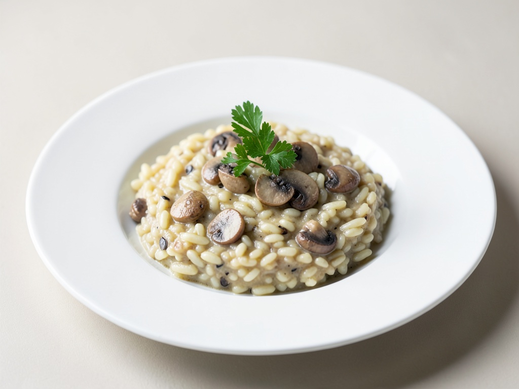 Risotto cremoso ai funghi