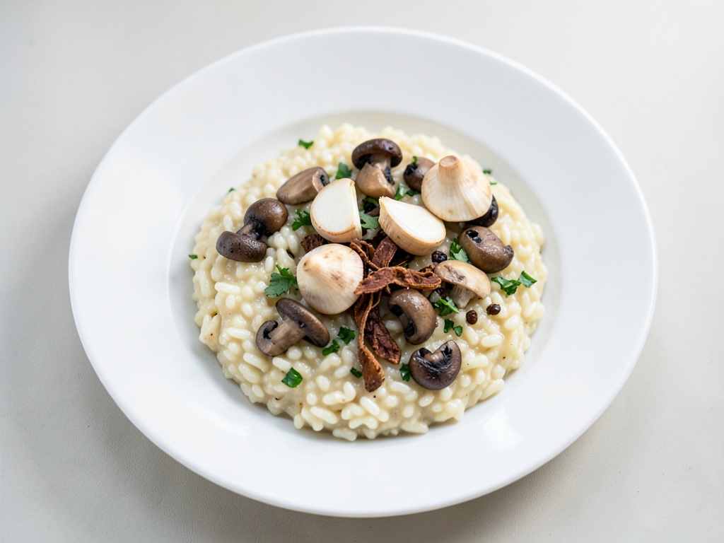 Cremiges Pilz-Risotto