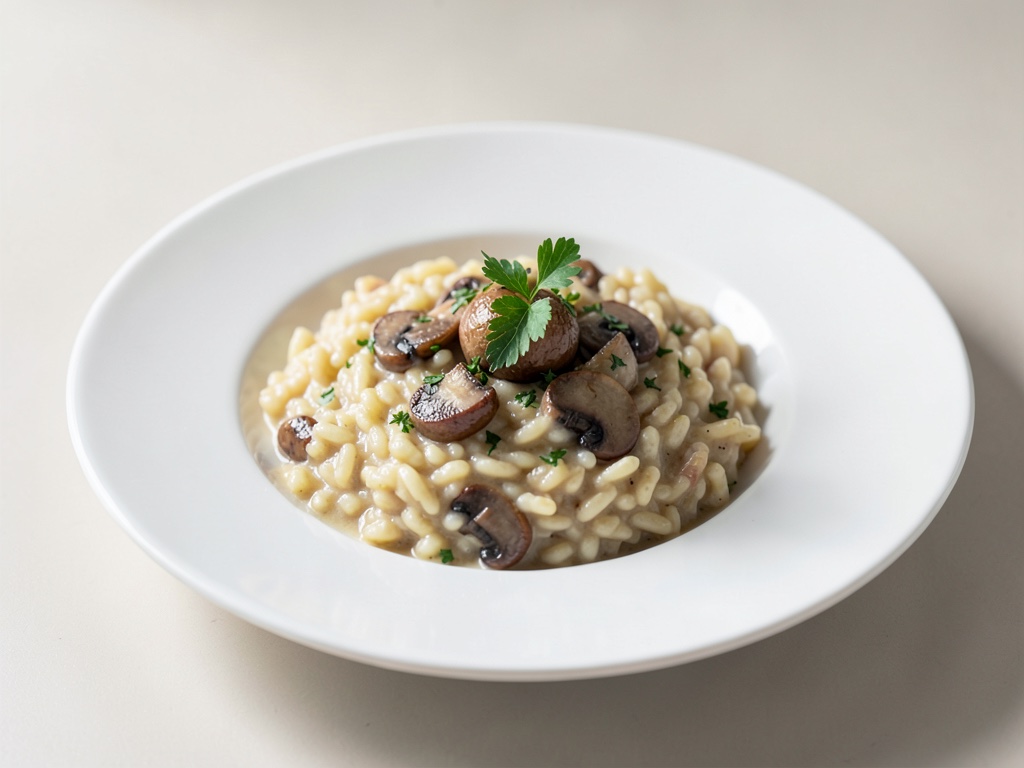 Risotto cremoso ai funghi
