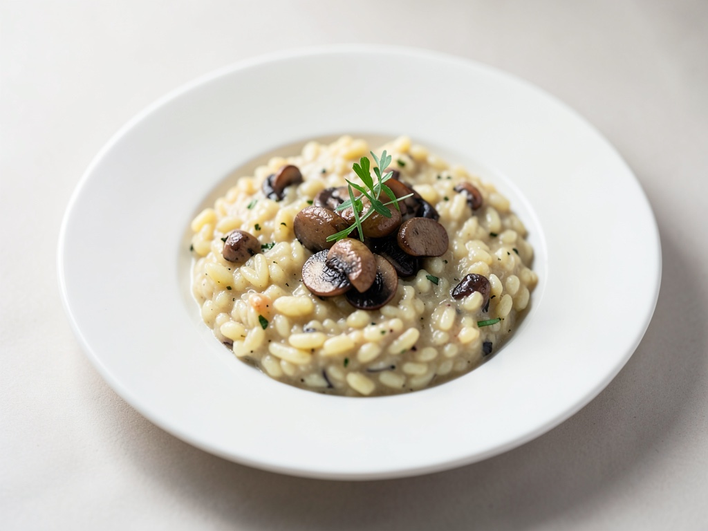 Risotto cremoso con porcini