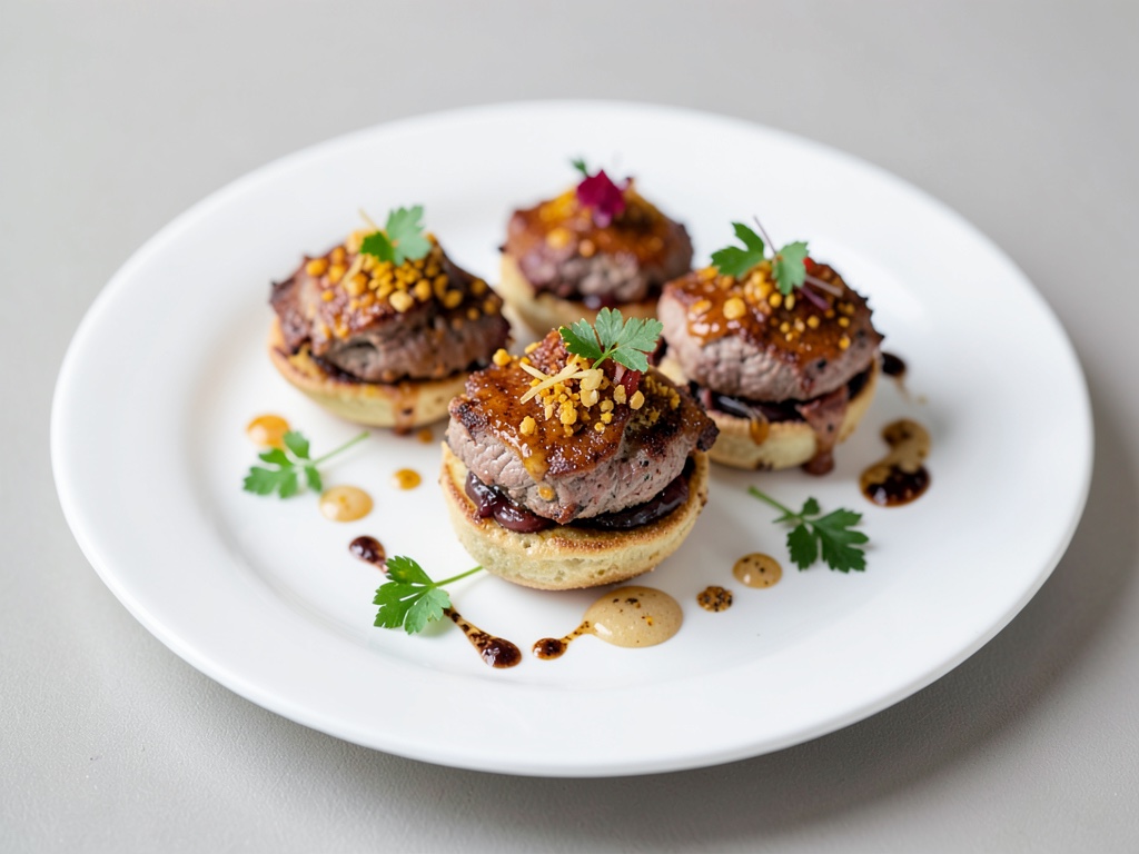 Canapé croccanti di roastbeef