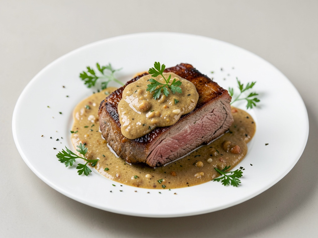Roastbeef succulento con remoulade alle noci