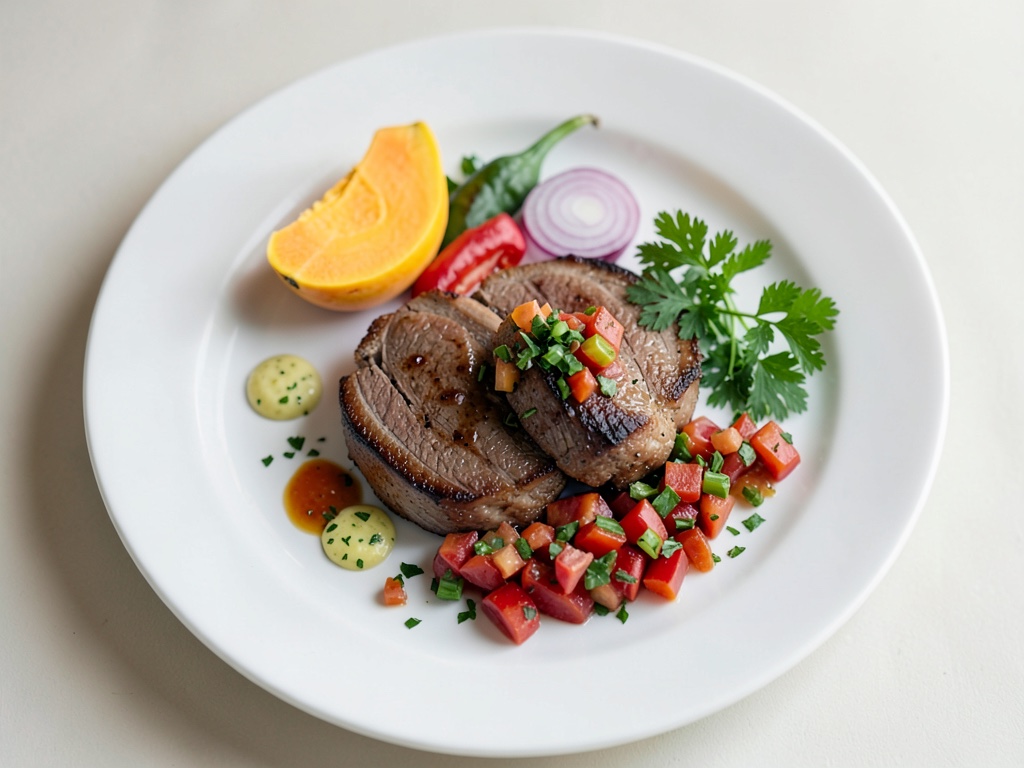 Roastbeef succulento con salsa fruttata