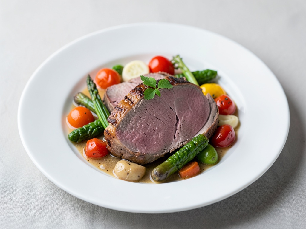 Roastbeef con verdure