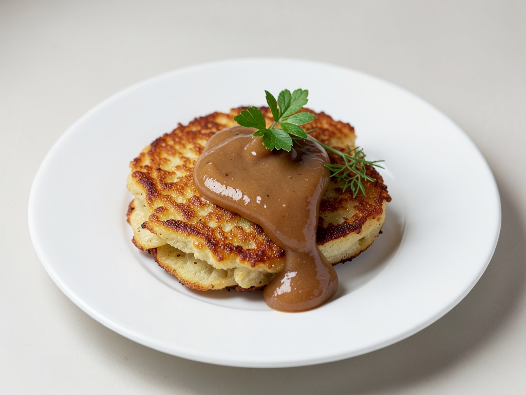 Patate croccanti con marmellata di mele fatta in casa
