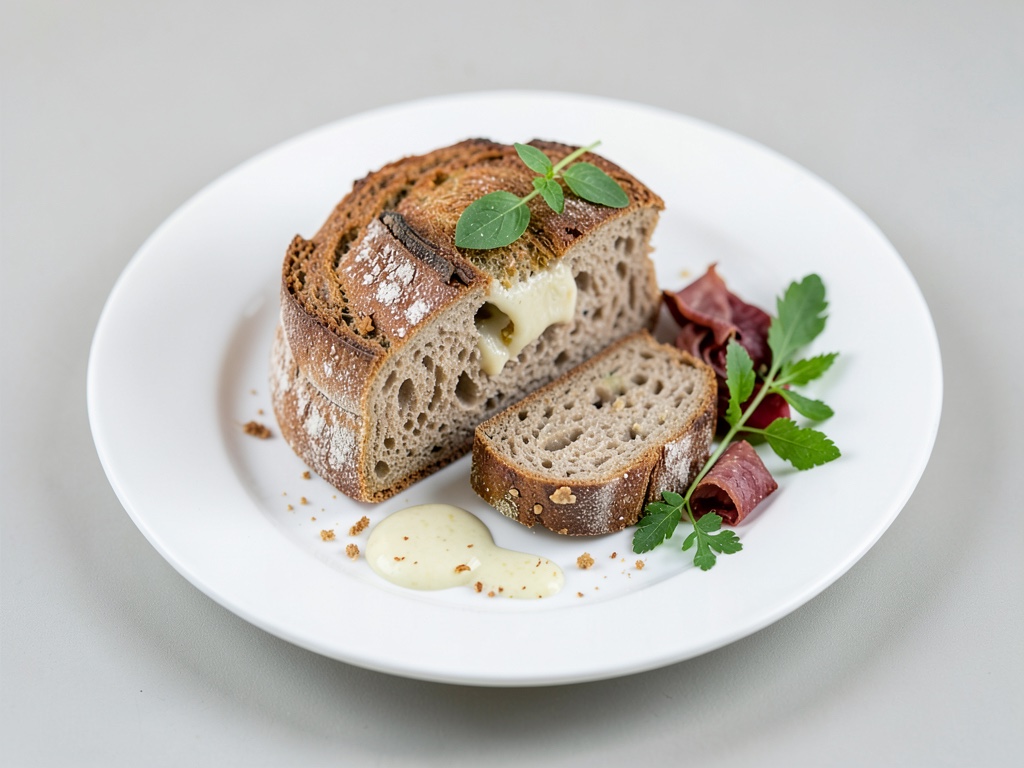 Pane di segale con lievito madre fatto in casa