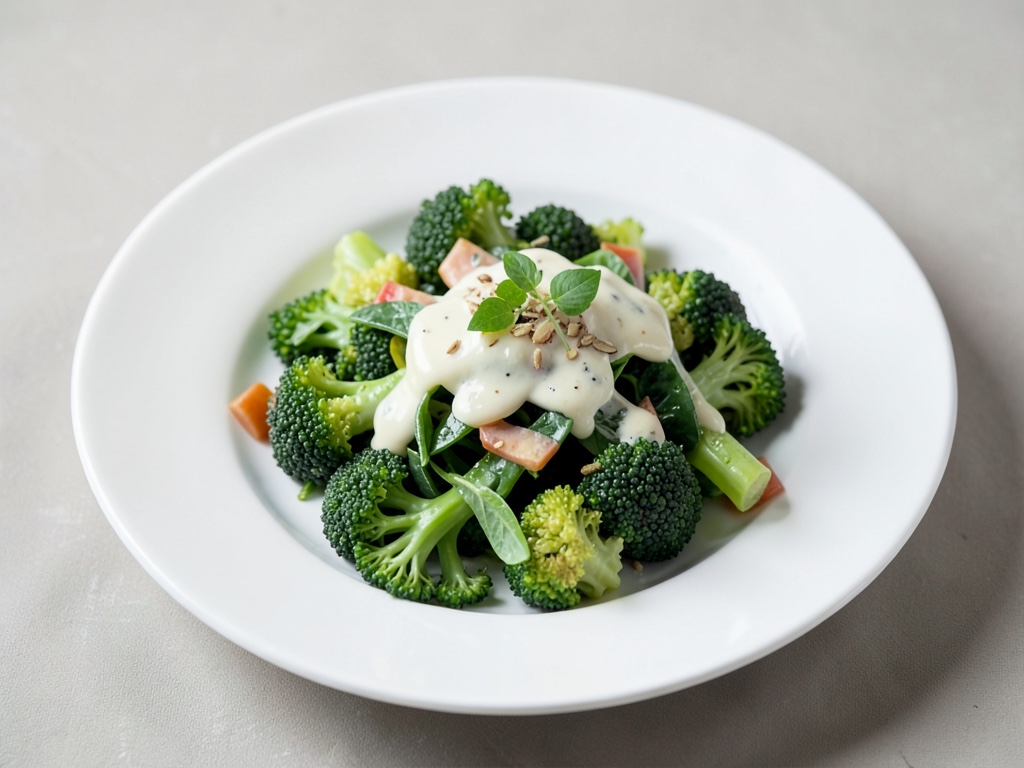 Insalata di Romanesco e Broccoli con Condimento al Lime