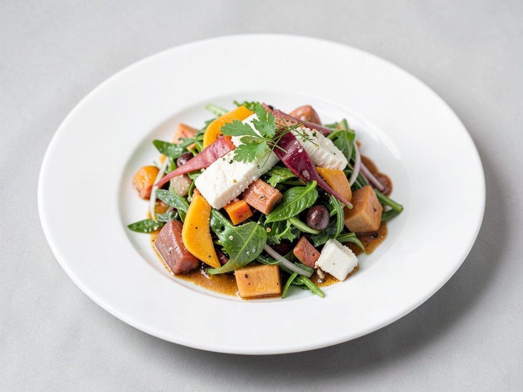 Insalata di cavolo nero con papaya e formaggio di pecora