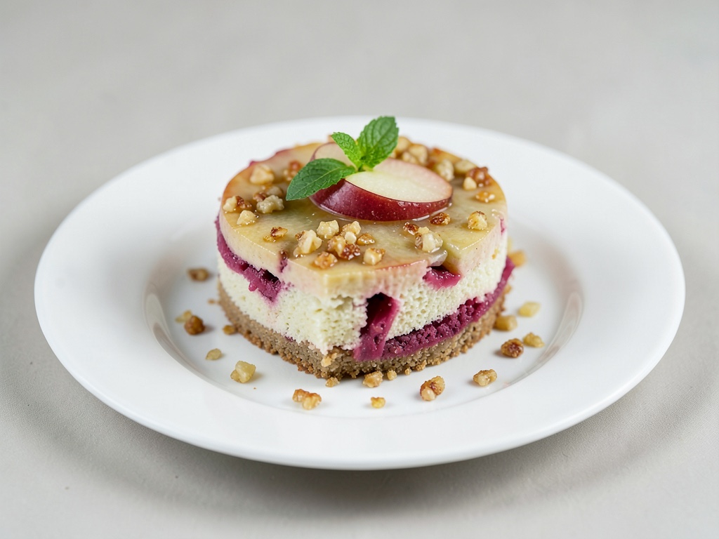 Torta di Mele, Noci e Rose