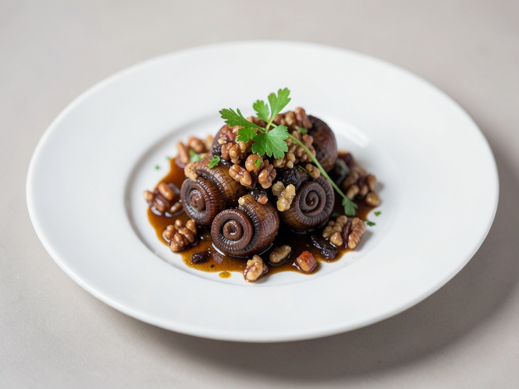Walnuss-Rosinen-Schnecken