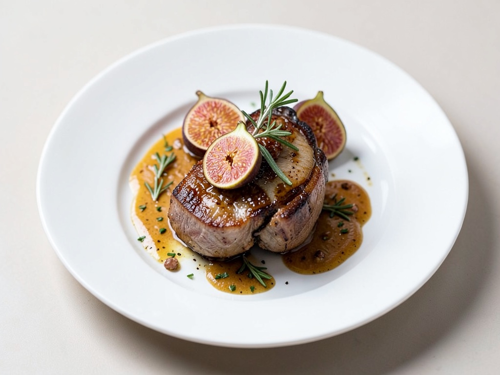 Filetto di coniglio con fichi e rosmarino