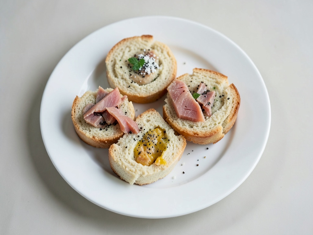 Scones croccanti al rosmarino con salmone affumicato
