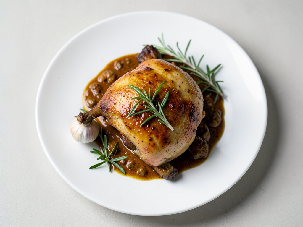 Pollo croccante al rosmarino