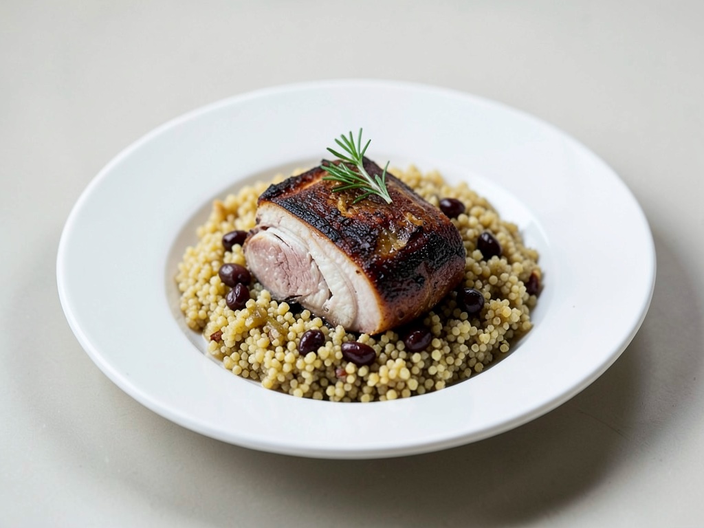 Rotbarsch mit Rosinen-Couscous