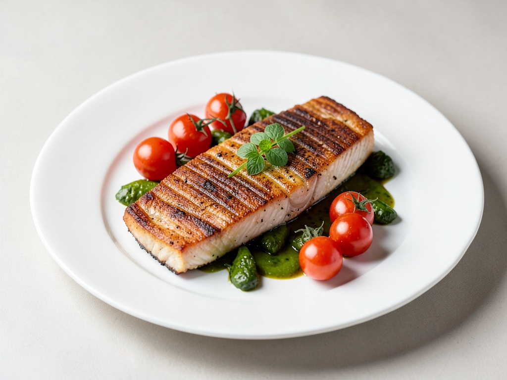 Filetto di rosefish con pomodorini