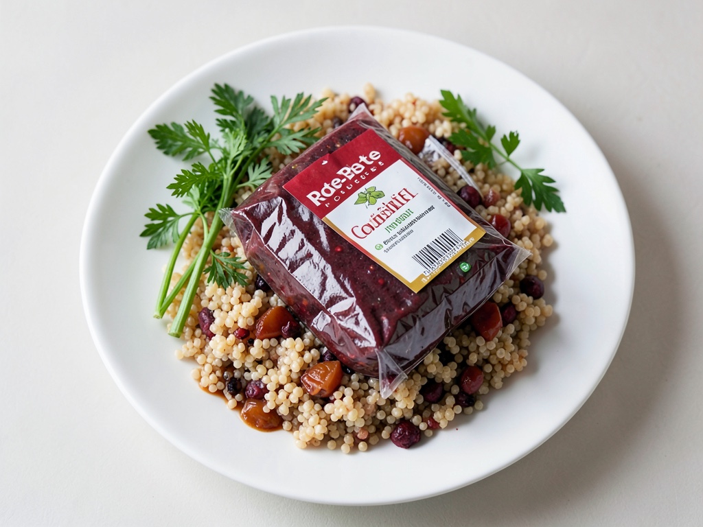 Insalata di couscous con barbabietola rossa