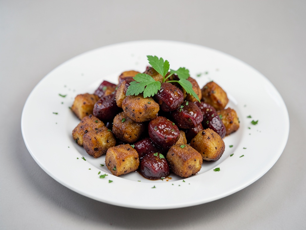Gnocchi croccanti alla barbabietola rossa