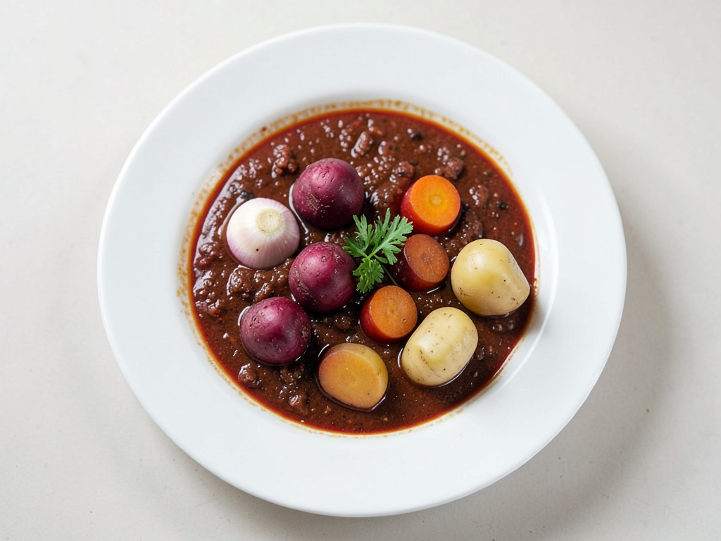 Sopa creativa de remolacha y zanahoria