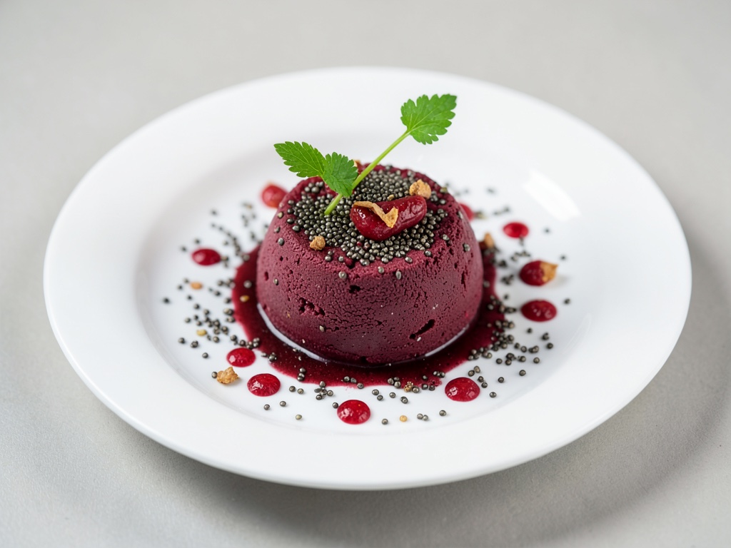 Rote-Bete-Nicecream mit Chiasamen