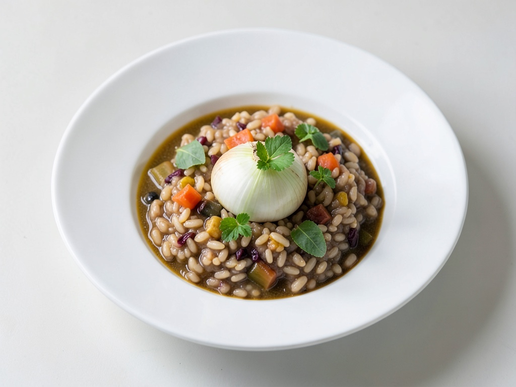 Risotto con barbabietola rossa
