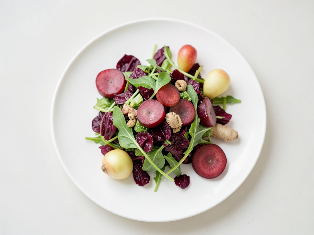 Insalata di barbabietola con aringa Matjes
