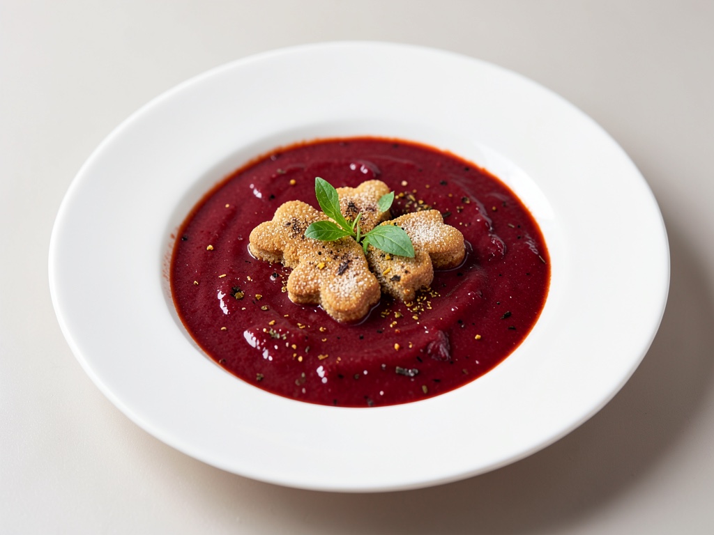 Herbstliche Rote-Bete-Suppe mit Lebkuchengewürz