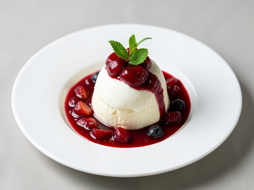 Classica Grütze Rossa con Pudding alla Vaniglia