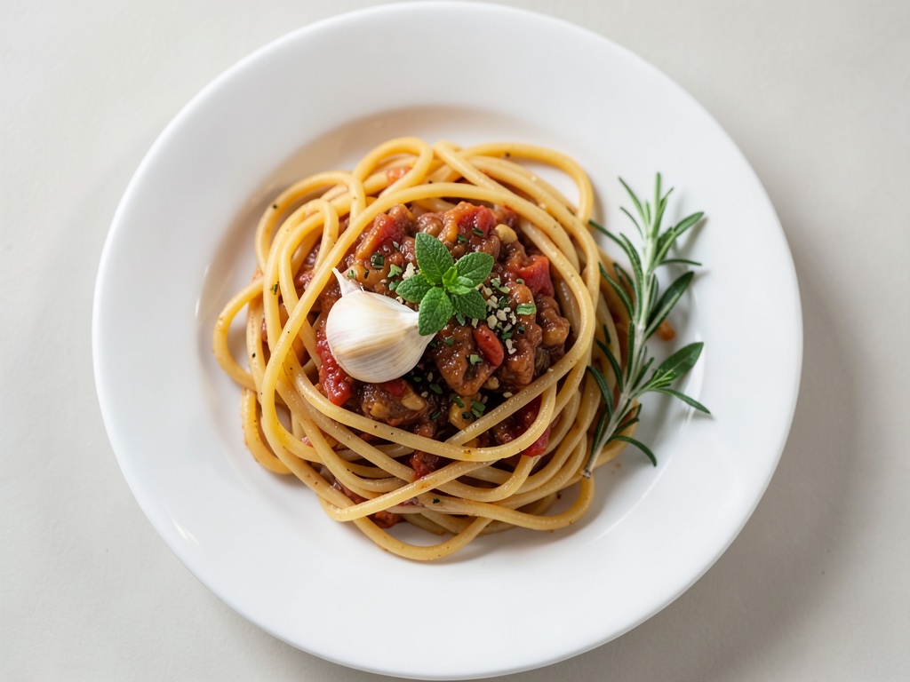 Linguine mit Rote-Bete-Jus und Salbei
