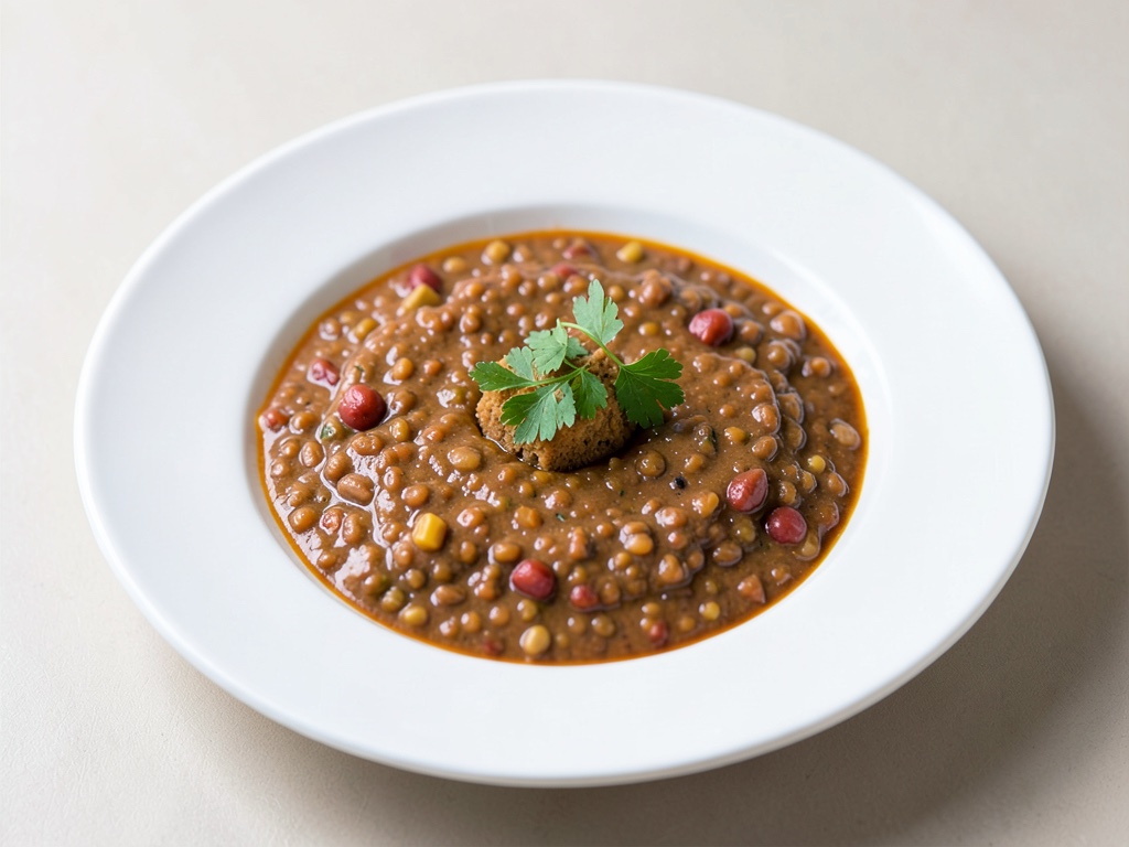 Curry cremoso di lenticole rosse