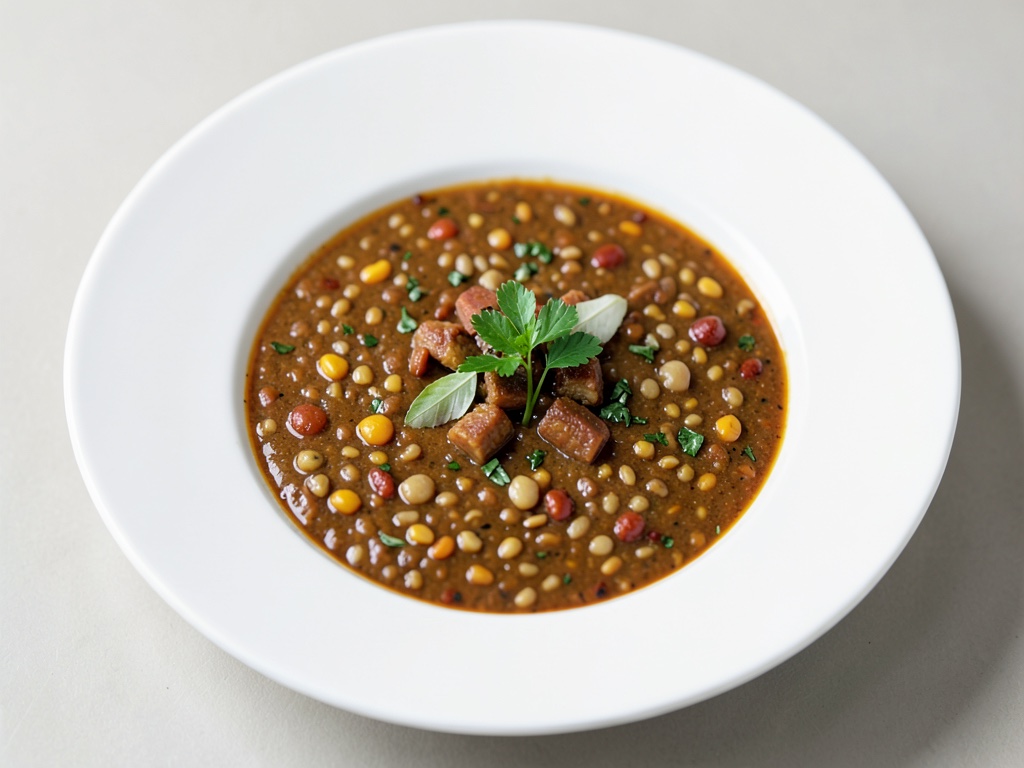 Sopa rápida de lentejas rojas