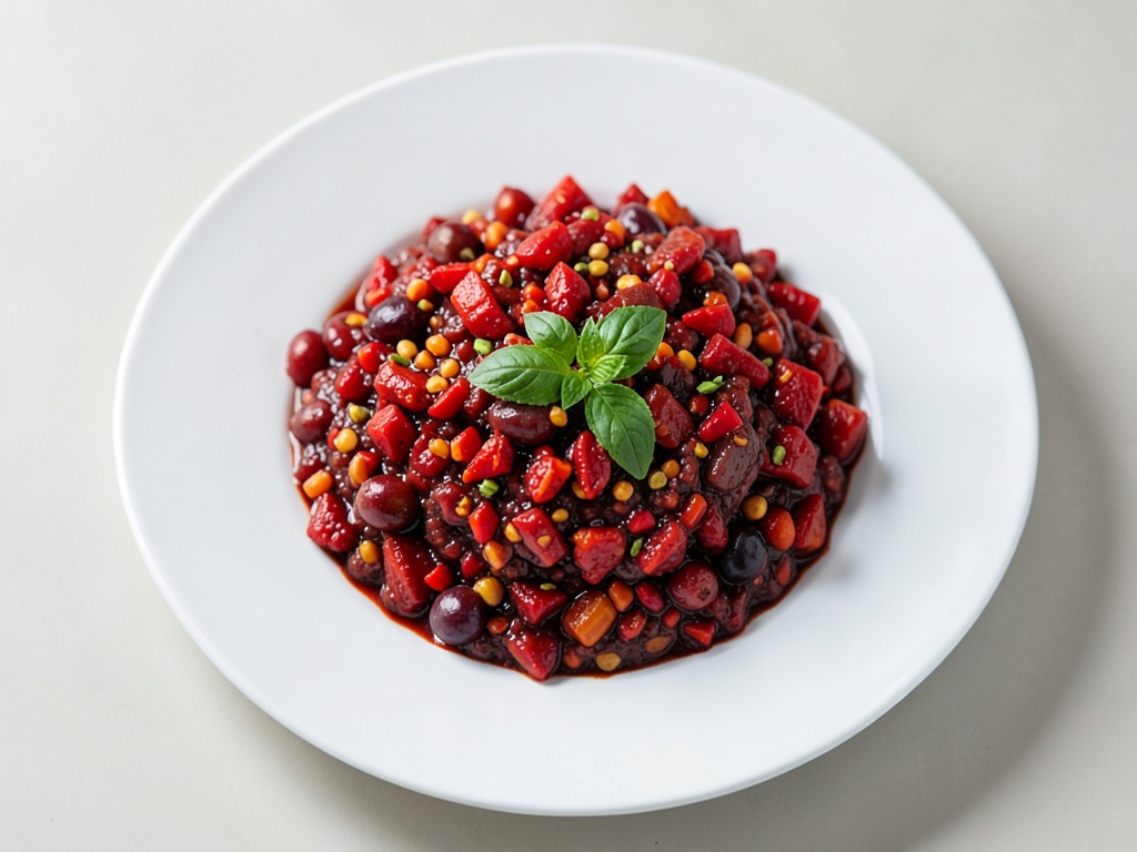 Chutney piccante all'uva rossa