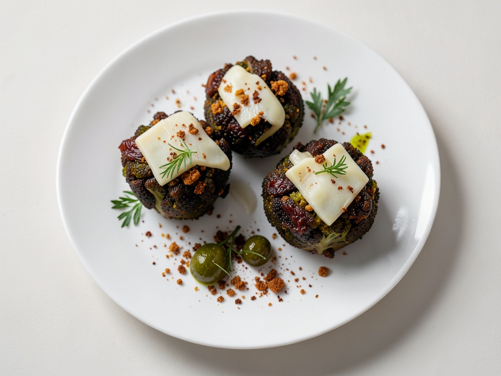 Cavolo rosso al forno con Halloumi, noci e uva caramellata