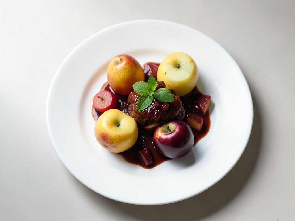 Pear in Red Wine Syrup