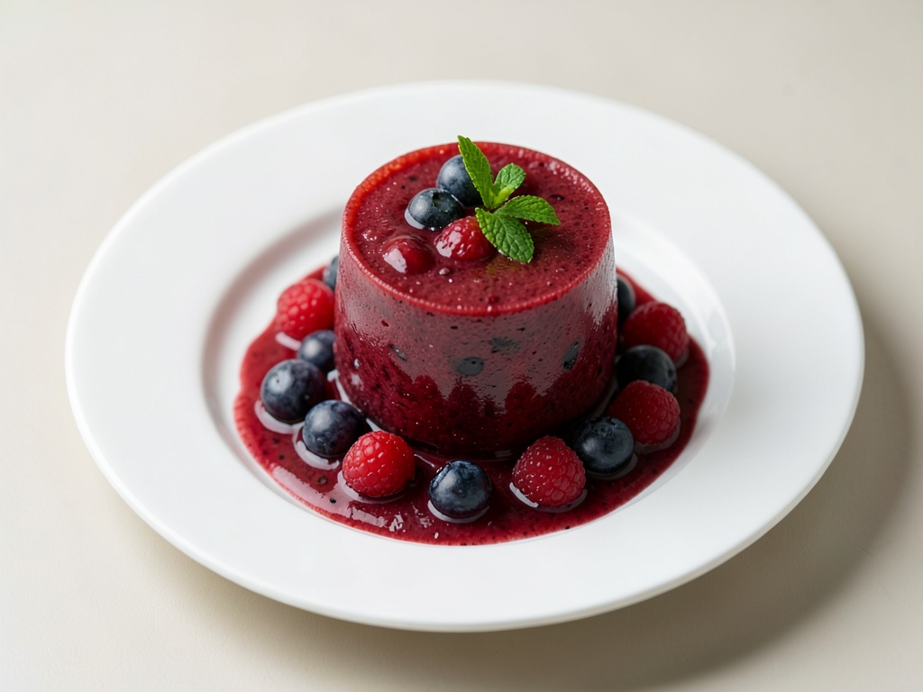 Bowle fruttata al vino rosso con frutti di bosco