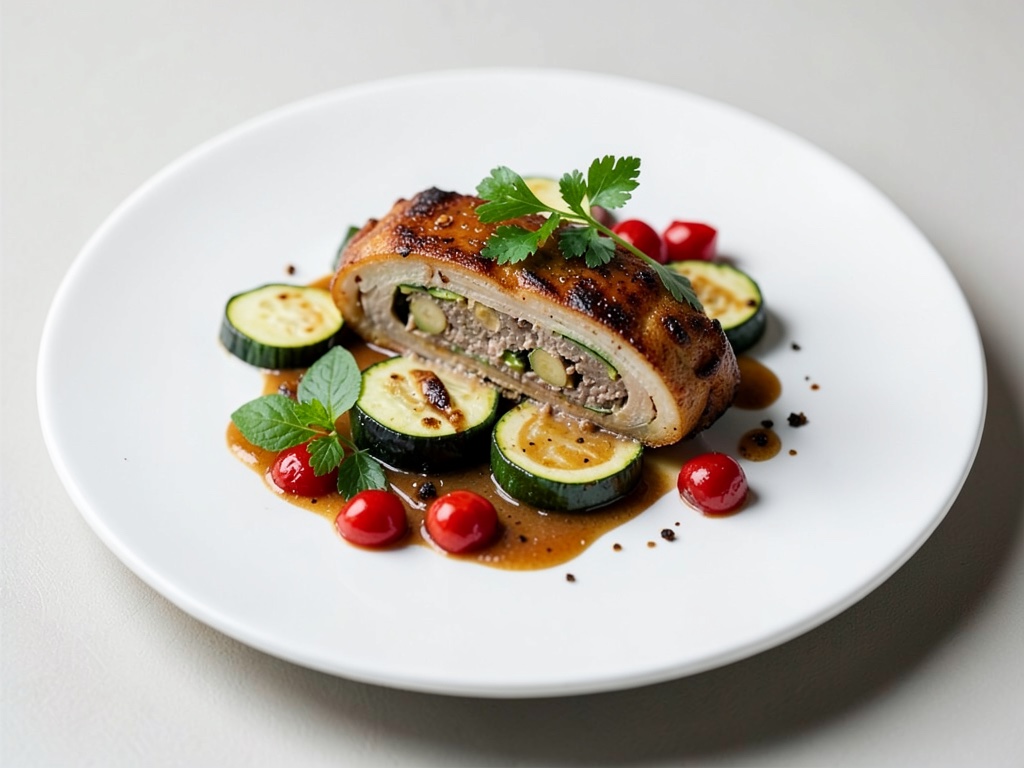 Rotoli ripieni di zucchine