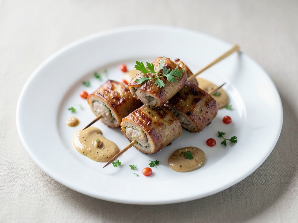 Spiedini di involtini veloci