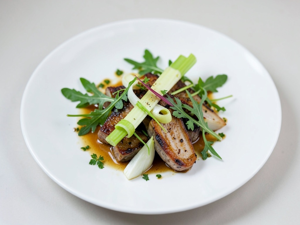 Frischer Saft aus Sellerie, Fenchel und Rucola