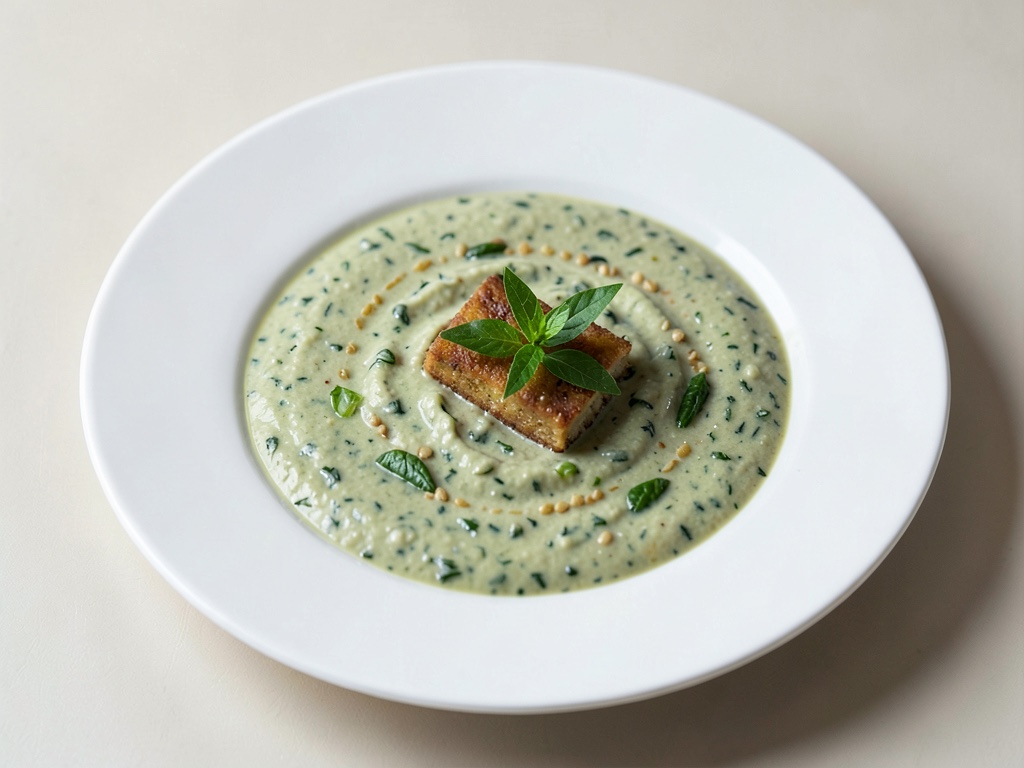 Zuppa cremosa di rucola