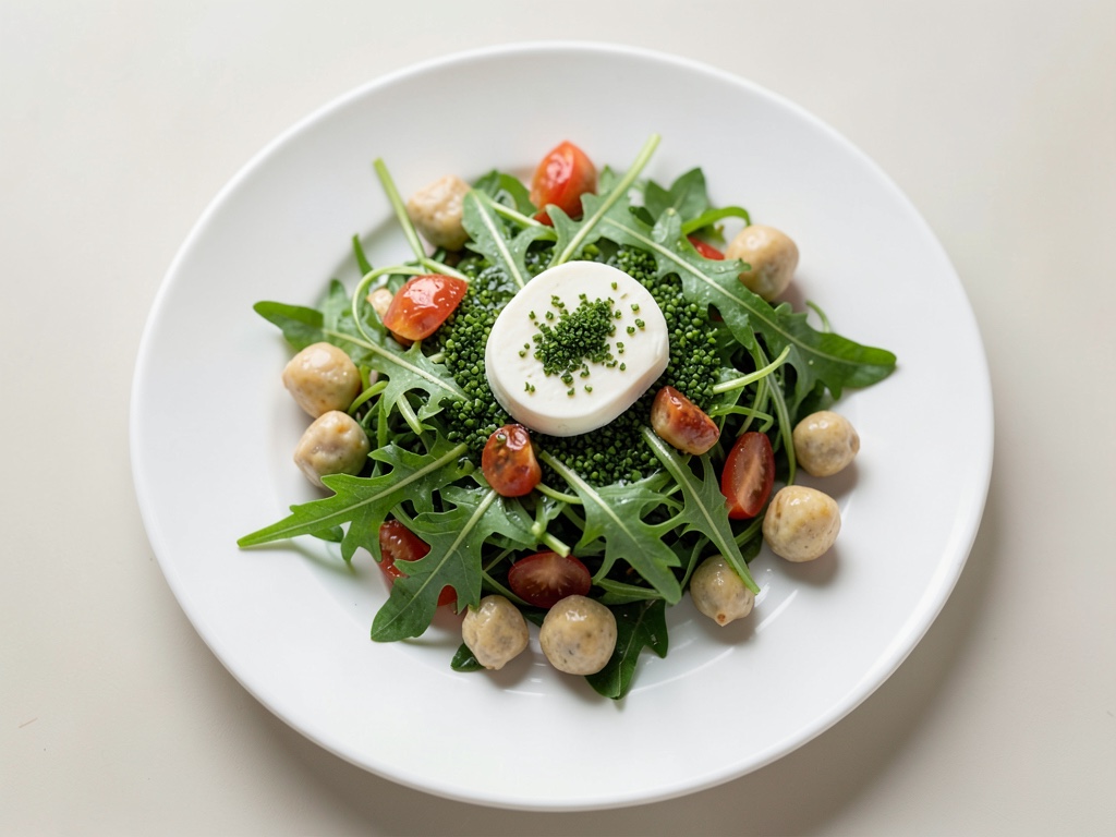 Insalata di rucola con mozzarella