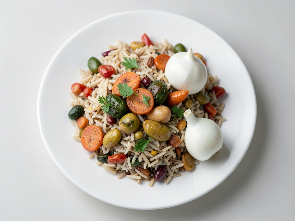 Riso allo zafferano con frutti di mare