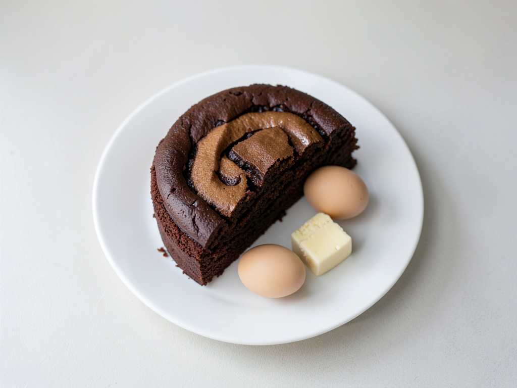 Saftiger Schokoladenkuchen mit wenig Mehl