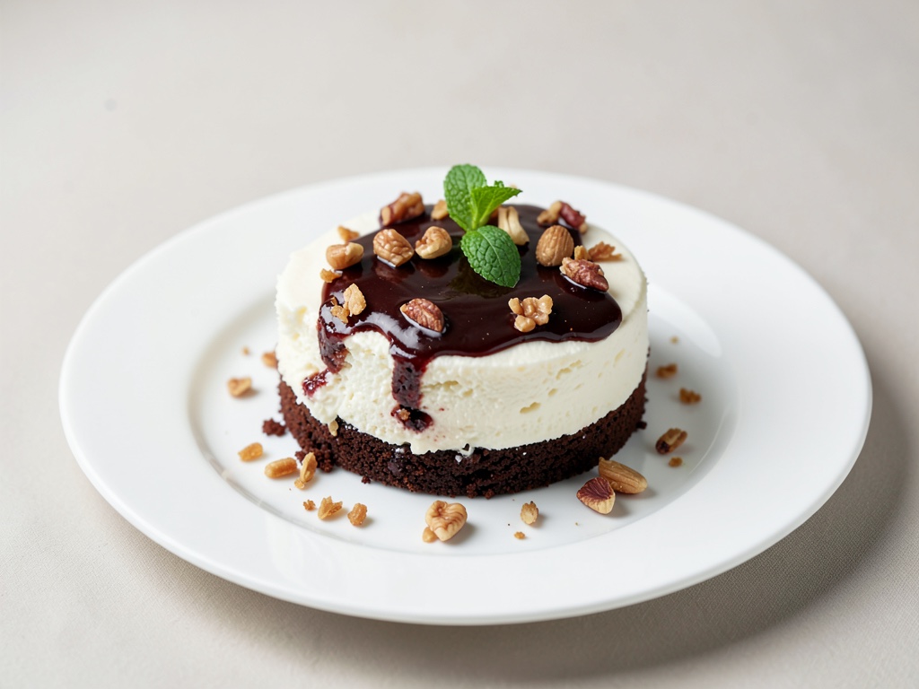 Gâteau au whisky, aux amandes et à la crème