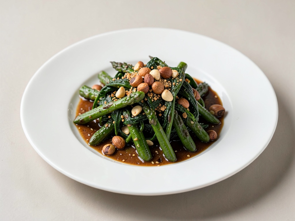 Insalata croccante di scorzonera con nocciole tostate